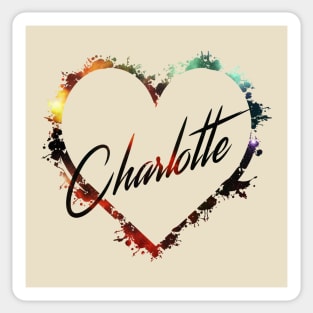 I Love Charlotte Sticker